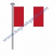 PERU GÖNDER BAYRAK 50x75 ( EBAT SEÇİNİZ )